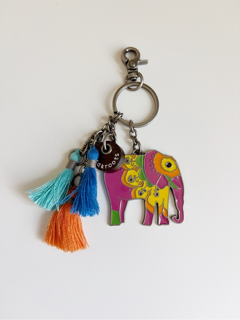 Sakroots Elephant Bag Charm Keychain
